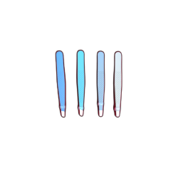 Tweezers 3-1/4 Slanted Or Straight Tip Assorted Matte Colours"