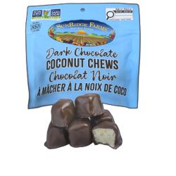 Sunridge Farms Dark Chocolate Coconut Chews 156g.