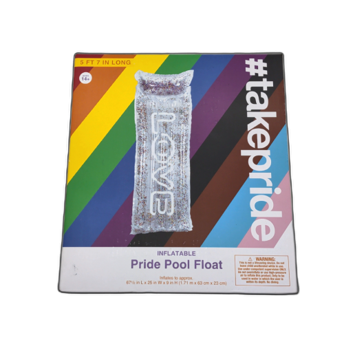 Inflatable Rainbow Pool Float 67.5 x 25