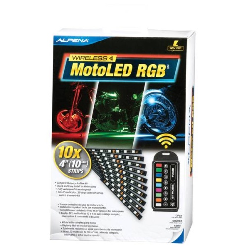 Motoled Rgb Wireless 4 Strips 10pk. Alpena