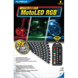 MotoLED RGB Wireless 4 Strips 8pk Alpena"