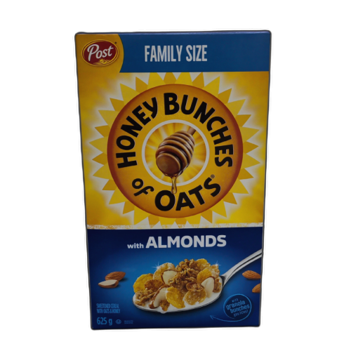 Honey Bunches Of Oats W/almonds Cereal 625g. Post