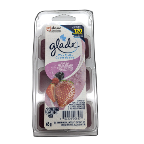 Wax Melts 6pk. 66g. Bubbly Berry Splash Glade