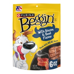 Beggin Strips W/Bacon & Beef Flavour 6oz. Purina