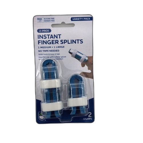 Instant Finger Splint 2pk. 1 Medium 1 Large Rite Aid