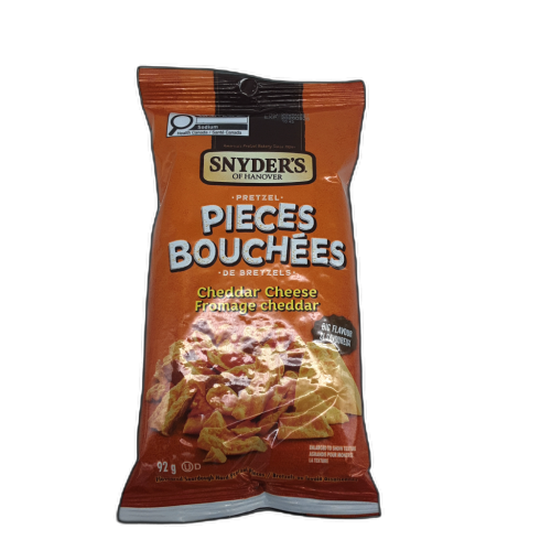 Pretzel Pieces Cheddar Cheese 92g. Snyder's Of Hanover
