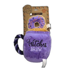 Dog Toy Plush Donut & Coffee Winifred & Lily