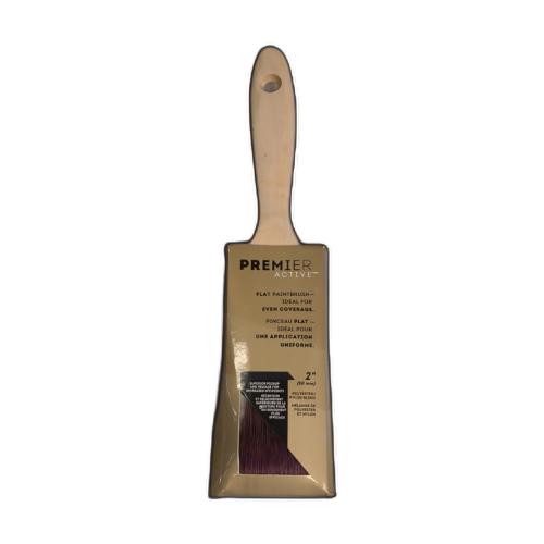 Paintbrush 2 Flat Wood Handle Premier Active