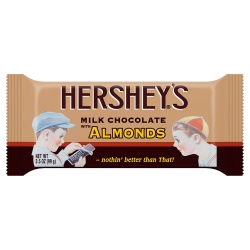 Hershey's Chocolate Bar Milk Chocolate w/Almonds 99g.