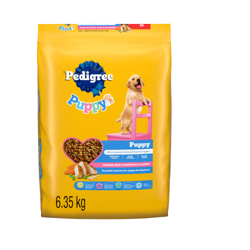 Pedigree Puppy Food Chicken, Rice & Vegetable Flavour 6.35kg.
