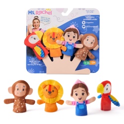 Finger Puppet Zoo Friends 4pk. Ms. Rachel