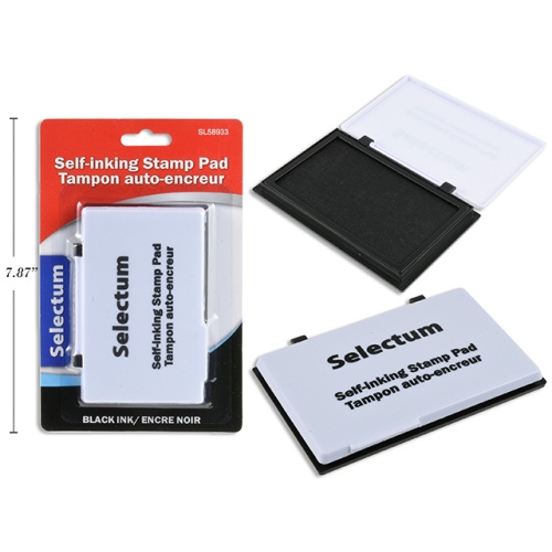 INK STAMP PAD, BLACK INK COLOR