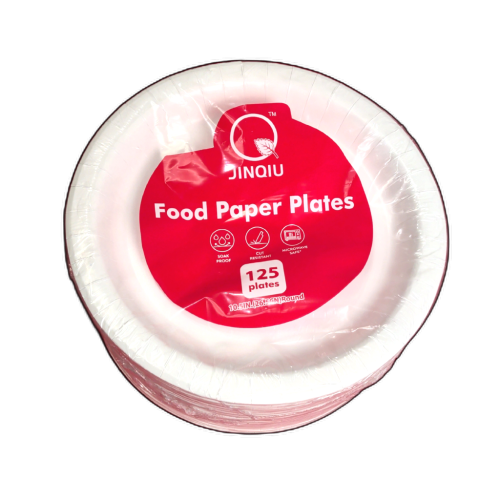 Paper Plates 10.5 White Round 125pk.
