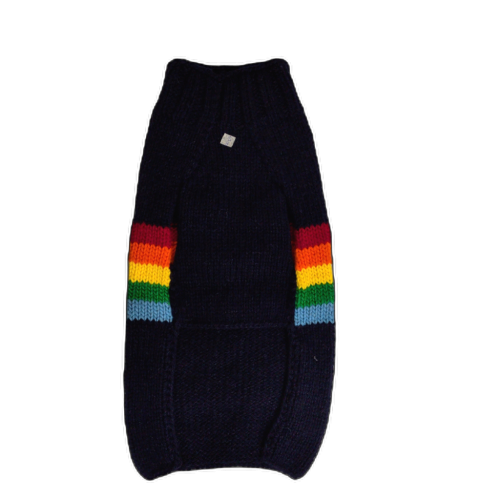 Dog Sweater Small Rainbow Good Vibes Alpaca Chilly Dog