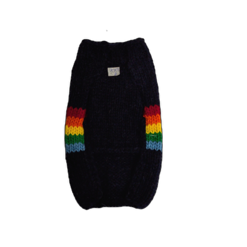 Dog Sweater XXS Rainbow Good Vibes Alpaca Chilly Dog
