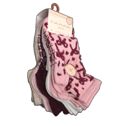 Girls Quarter Socks Size 10-4 10pk. Assorted Colours Tahari Girl