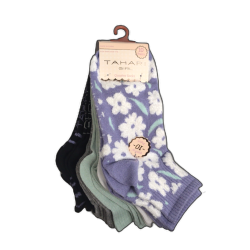 Girls Quarter Socks Size 4-10 10pl. Assorted Colours Tahari Girl